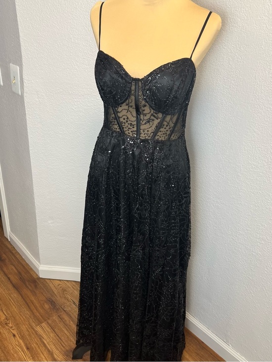 Windsor Dresses & Skirts - Windsor Black Lace Corset Dress Size 11 Cocktail Formal